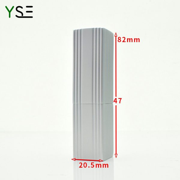 Silver Square Lipstick Case