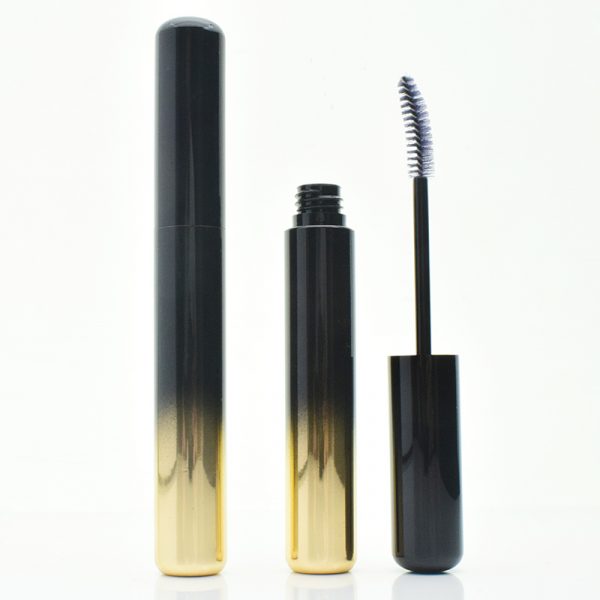 Gradient color creative lip gloss round tube mouth red lip glaze cosmetic packaging