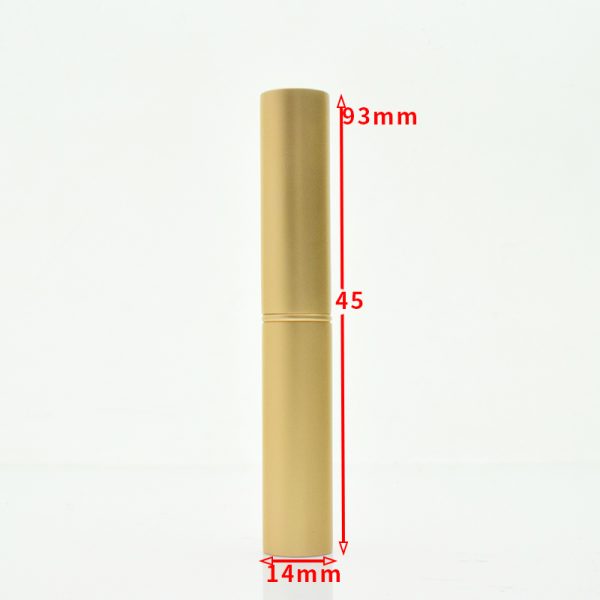 Aluminum small bevel lipstick hollow tube slender round aluminum lipstick tube - Image 5