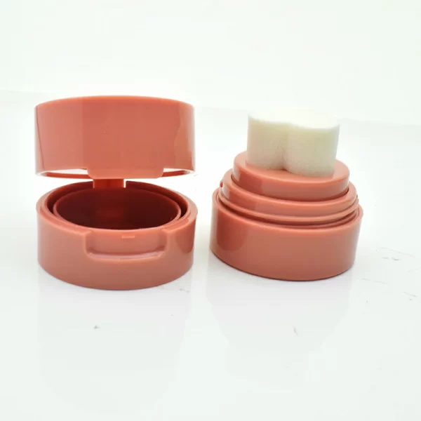 Round heart-shaped seal powder blusher box - Image 4