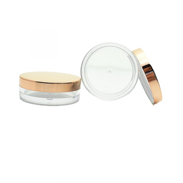 New 5g 10g Electroplated Cap Transparent Cream Bottle - Image 2