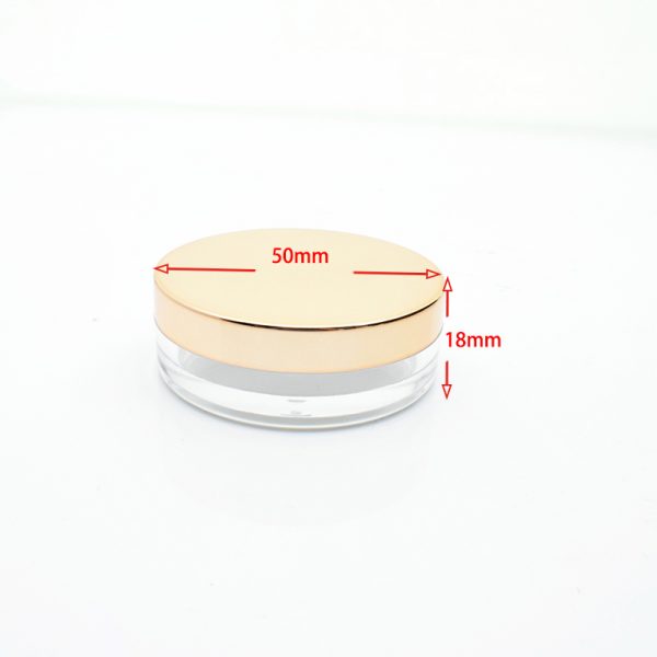 New 5g 10g Electroplated Cap Transparent Cream Bottle - Image 5