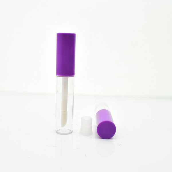 Round tube transparent bottle body lip color tube