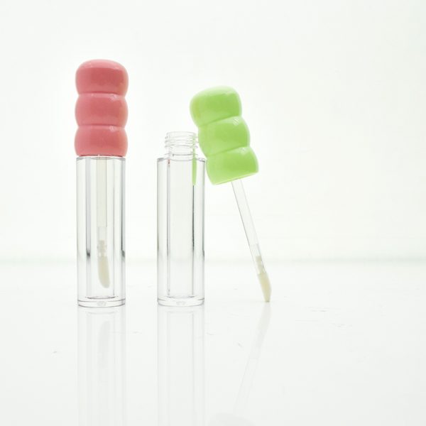 Lip color tube  lip glaze tube  gourd head round tube mouth red tube  empty tube