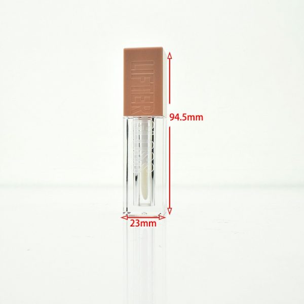 Custom plastic square 6ml lip glaze hollow tube liquid eye shadow bottle lip color square tube packaging - Image 5