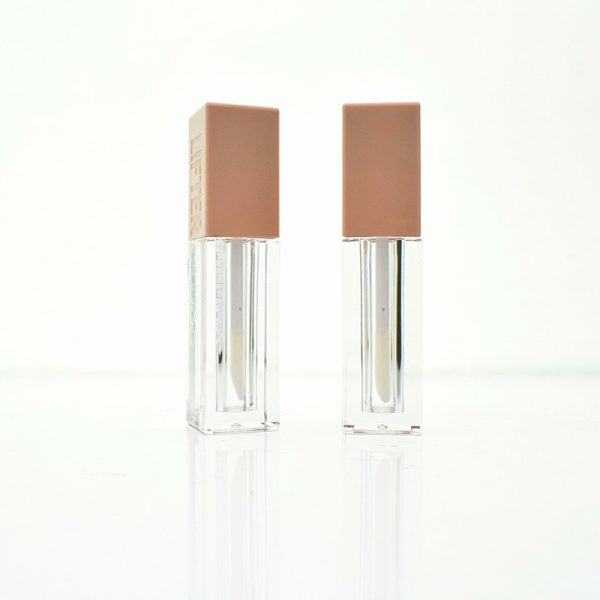 Custom plastic square 6ml lip glaze hollow tube liquid eye shadow bottle lip color square tube packaging - Image 2