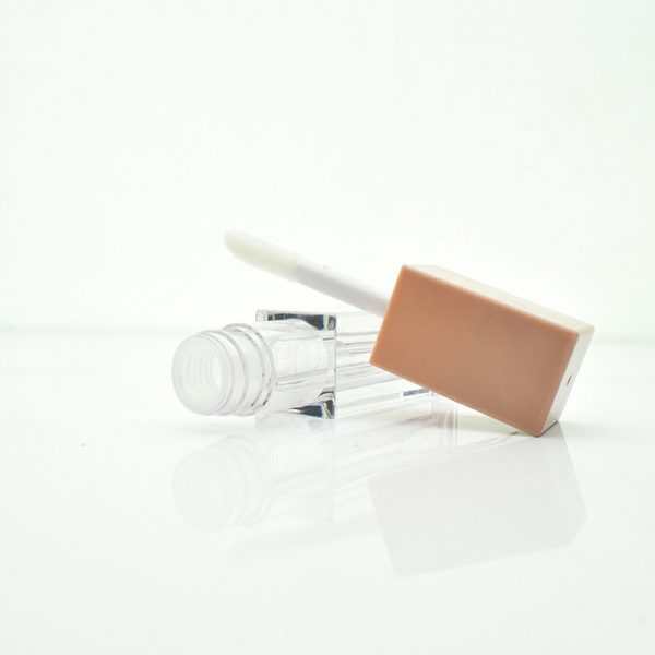 Custom plastic square 6ml lip glaze hollow tube liquid eye shadow bottle lip color square tube packaging - Image 3