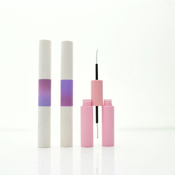 Double headed eyelash tube empty tube 5ml+5ml false eyelash glue water bottle